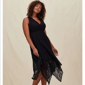 Torrid Black Lace Skater Dress